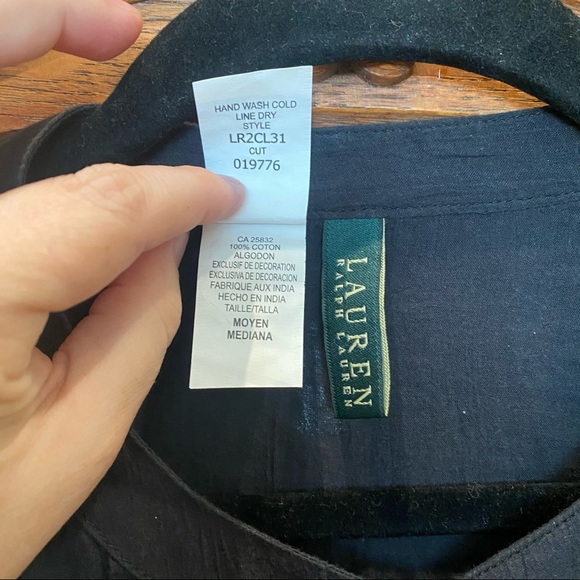 Lauren by Ralph Lauren Button Up Tunic Top - Picture 5 of 8